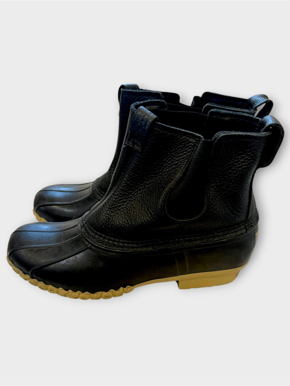 L.L.Bean Men's Chelsea Bean Boots in Black Sz 13